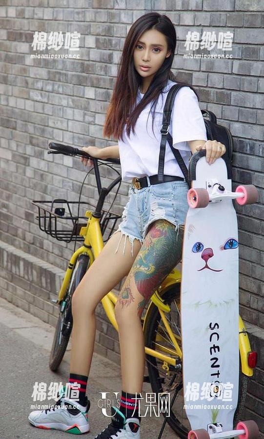 尤果网 - 图片解读：当露儿穿上体操服后，她的魅力就是如此不着痕迹