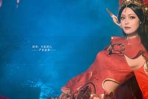 从王者荣耀里走出来的嫦娥，戚顾儿的写真作品真的是又美又逗